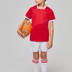 Kinder rugbyshirt met korte mouwen — productfoto 4
