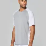 PA4030-1_2025 - Hidalgo Tweekleurig padel-T-shirt met raglanmouwen voor heren