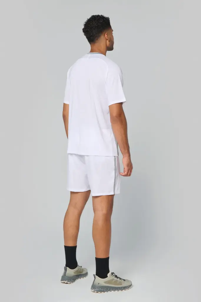 PA4030-PA1030-2_2025 - Hidalgo Tweekleurig padel-T-shirt met raglanmouwen voor heren — productfoto 2