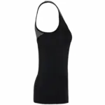 Tweekleurige padeltop voor dames, black / marl dark grey — productfoto 4