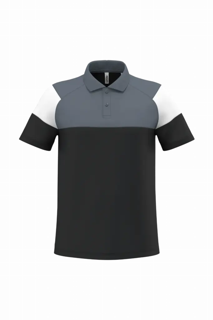 Trainingspoloshirt Unisex mit Logo bedrucken Polyester