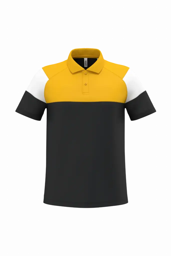 Trainingspoloshirt Unisex mit Logo bedrucken Polyester — Produktfoto 2