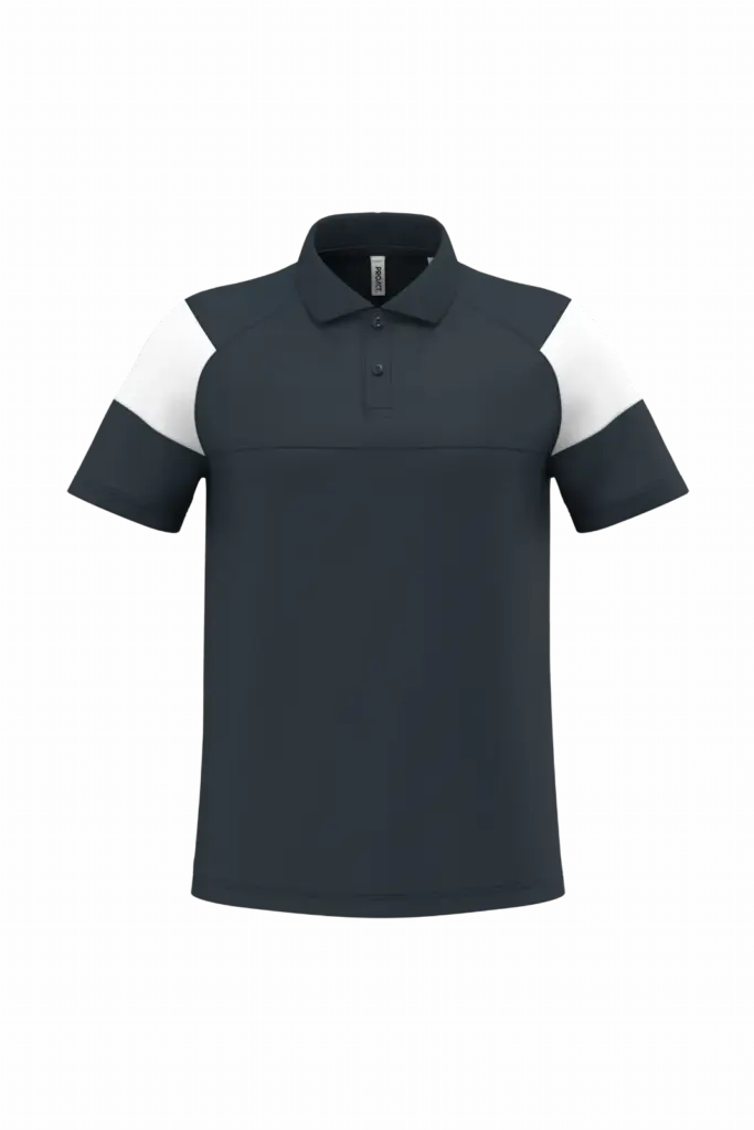 Trainingspoloshirt Unisex mit Logo bedrucken Polyester — Produktfoto 5