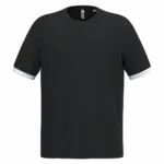 Sport-t-shirt van polyester, black/white — productfoto 6