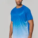 Sport-t-shirt van gesublimeerd polyester uniseks