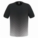 Sport-t-shirt van gesublimeerd polyester uniseks, black — productfoto 6