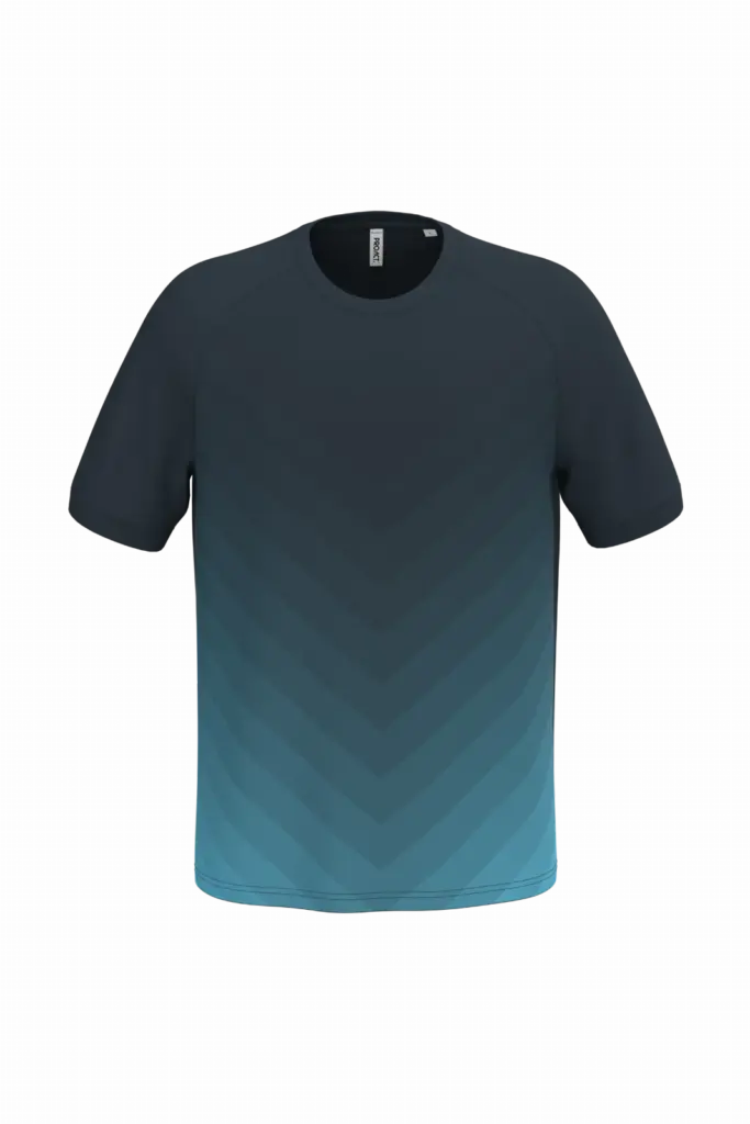 PS_PA4047_NAVY - Hidalgo Sport T-Shirt bedrucken PA4047 Polyester atmungsaktiv XS-3XL — Produktfoto 7