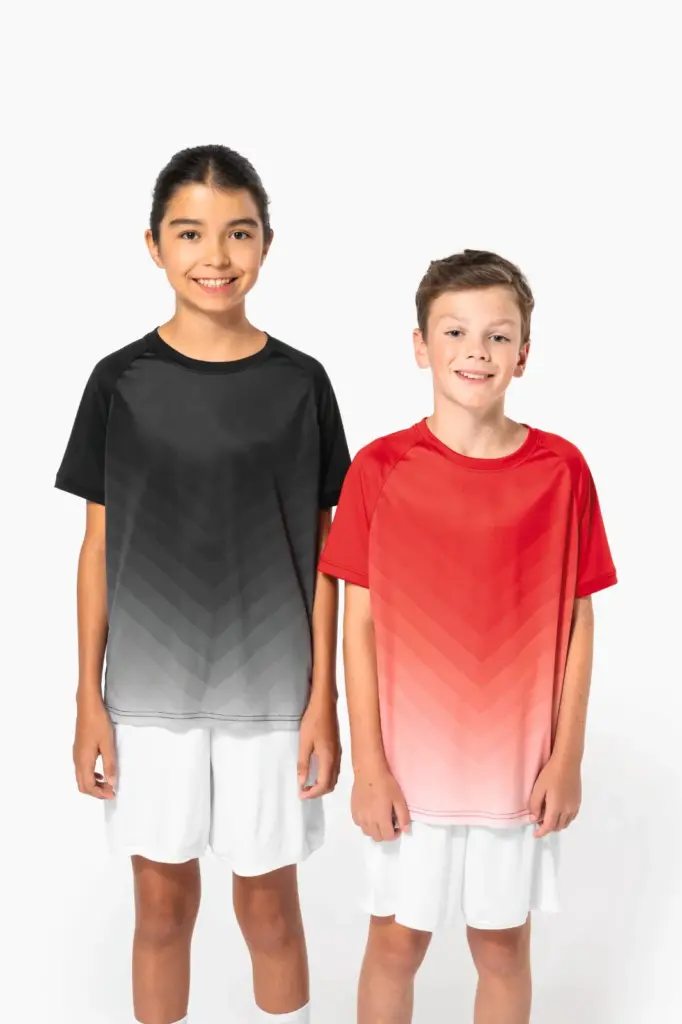 Multisporttruitje van gesublimeerd polyester voor kinderen