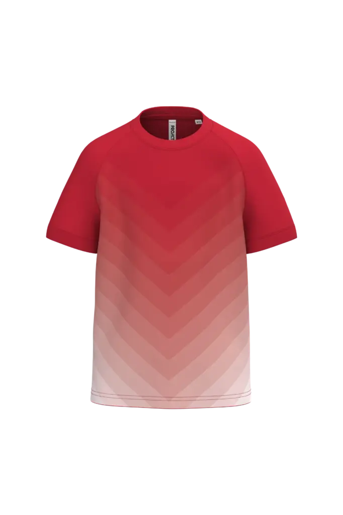 Kinder Sportshirt PA4048 bedrucken atmungsaktiv PES 4-14 — Produktfoto 8