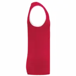 Basketbalshirt voor heren, sporty red / white — productfoto 5