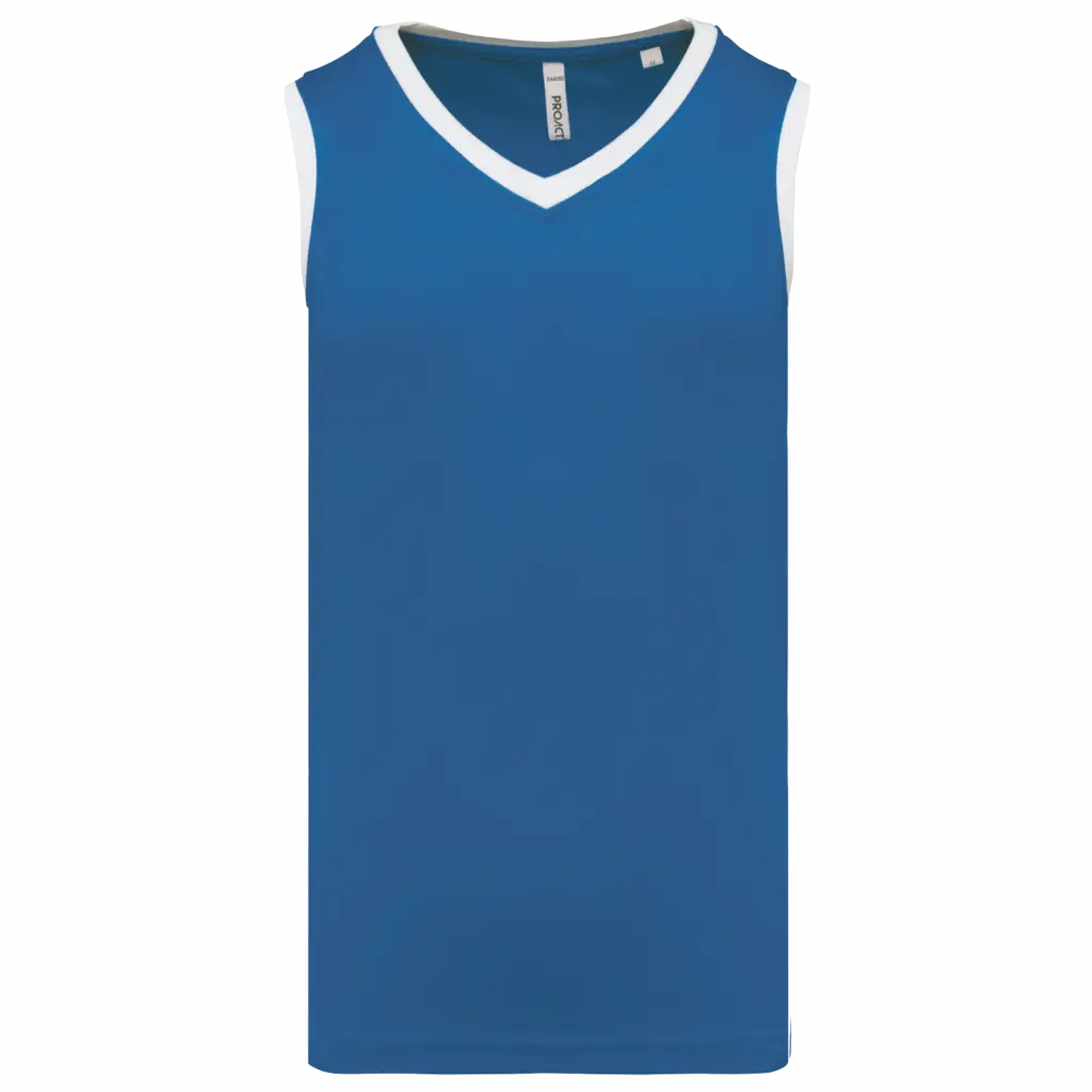 Basketballshirt PA4050 bedrucken V-Ausschnitt Birdseye S-4XL — Produktfoto 9