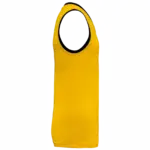 Basketbalshirt voor heren, sporty yellow / black — productfoto 7
