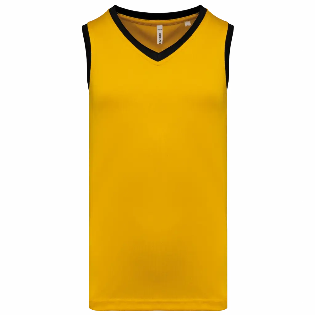 Basketballshirt PA4050 bedrucken V-Ausschnitt Birdseye S-4XL — Produktfoto 10
