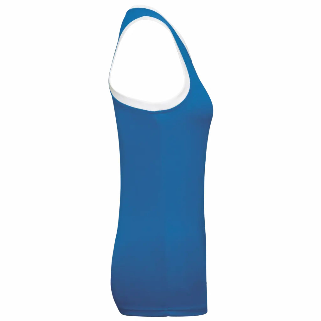 PS_PA4051-S_SPORTYROYALBLUE-WHITE - Hidalgo Basketbalshirt voor dames, sporty royal blue / white — productfoto 7