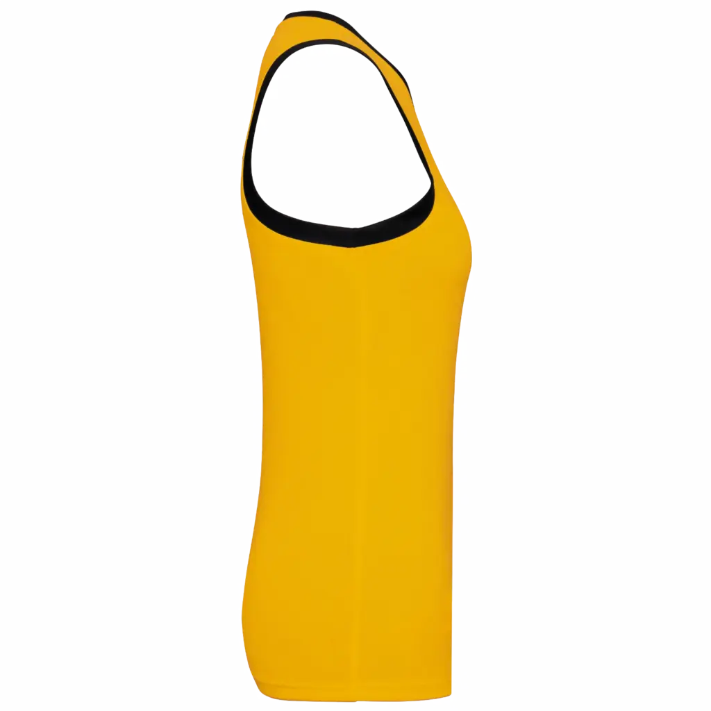 PS_PA4051-S_SPORTYYELLOW-BLACK - Hidalgo Basketbalshirt voor dames, sporty yellow / black — productfoto 8