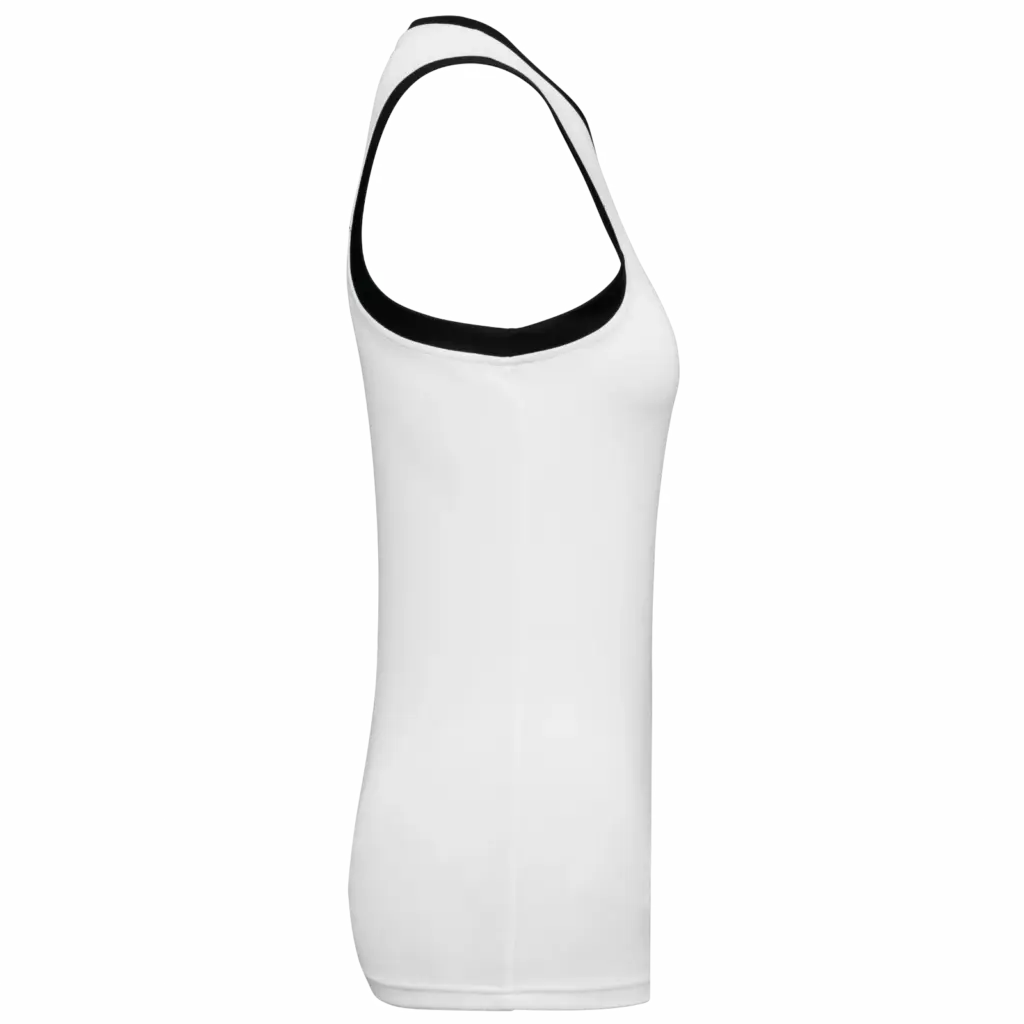PS_PA4051-S_WHITE-BLACK - Hidalgo Basketbalshirt voor dames, white / black — productfoto 9