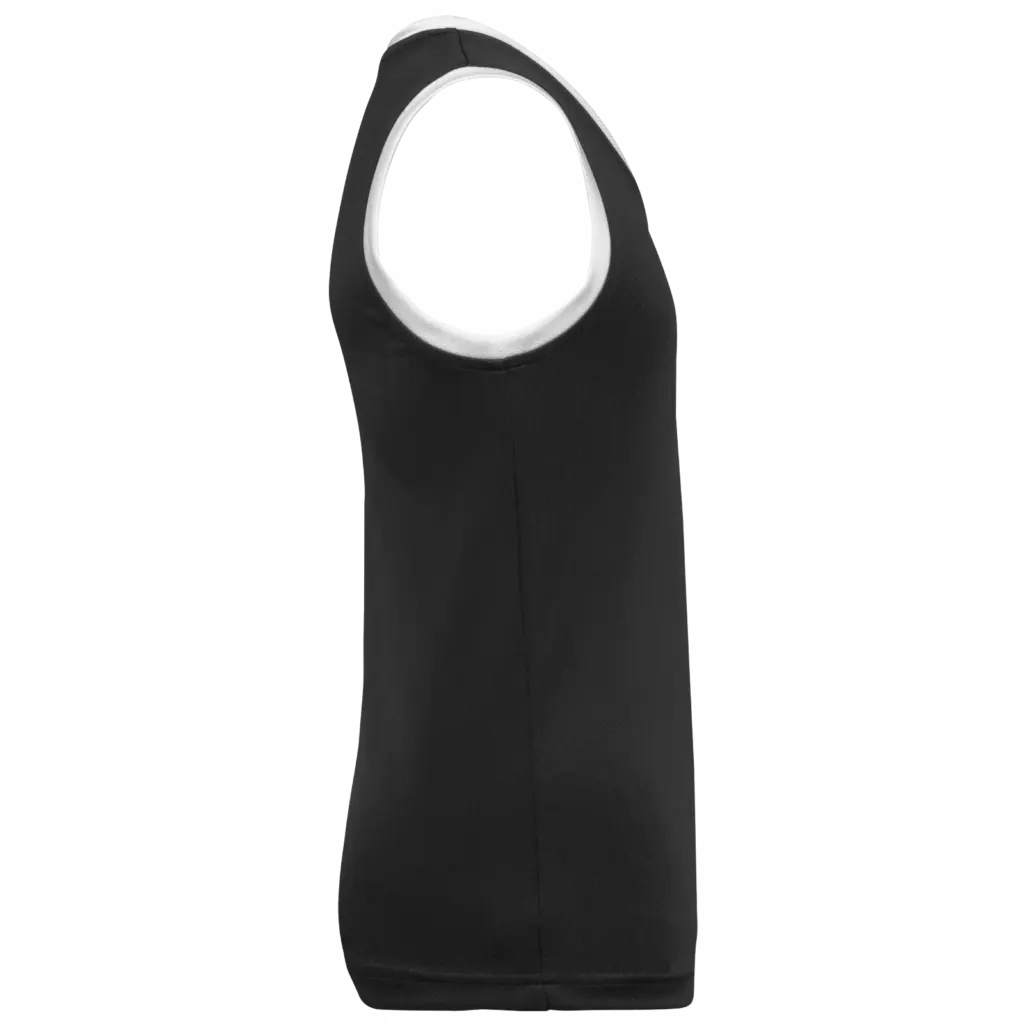 PS_PA4052-S_BLACK-WHITE - Hidalgo Basketbalshirt voor kinderen, black/white — productfoto 4