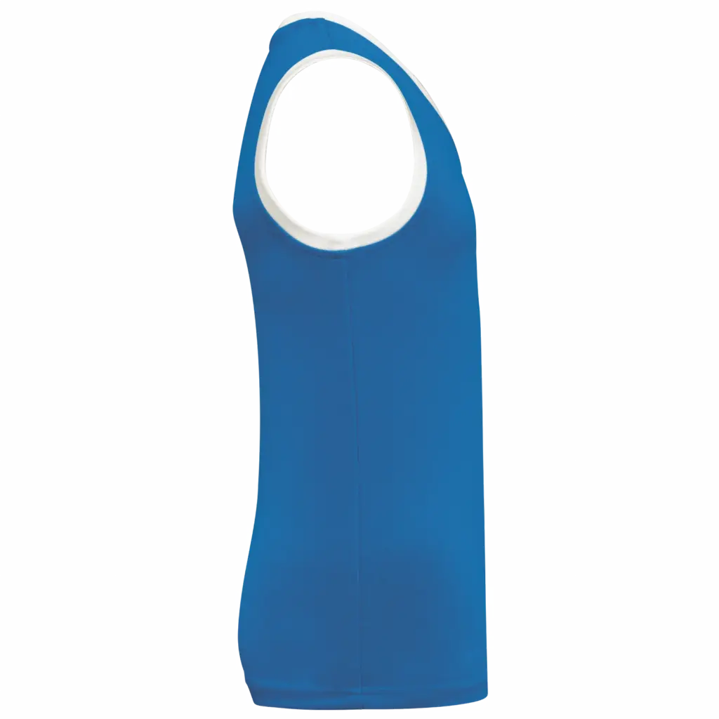 PS_PA4052-S_SPORTYROYALBLUE-WHITE - Hidalgo Basketbalshirt voor kinderen, sporty royal blue / white — productfoto 8