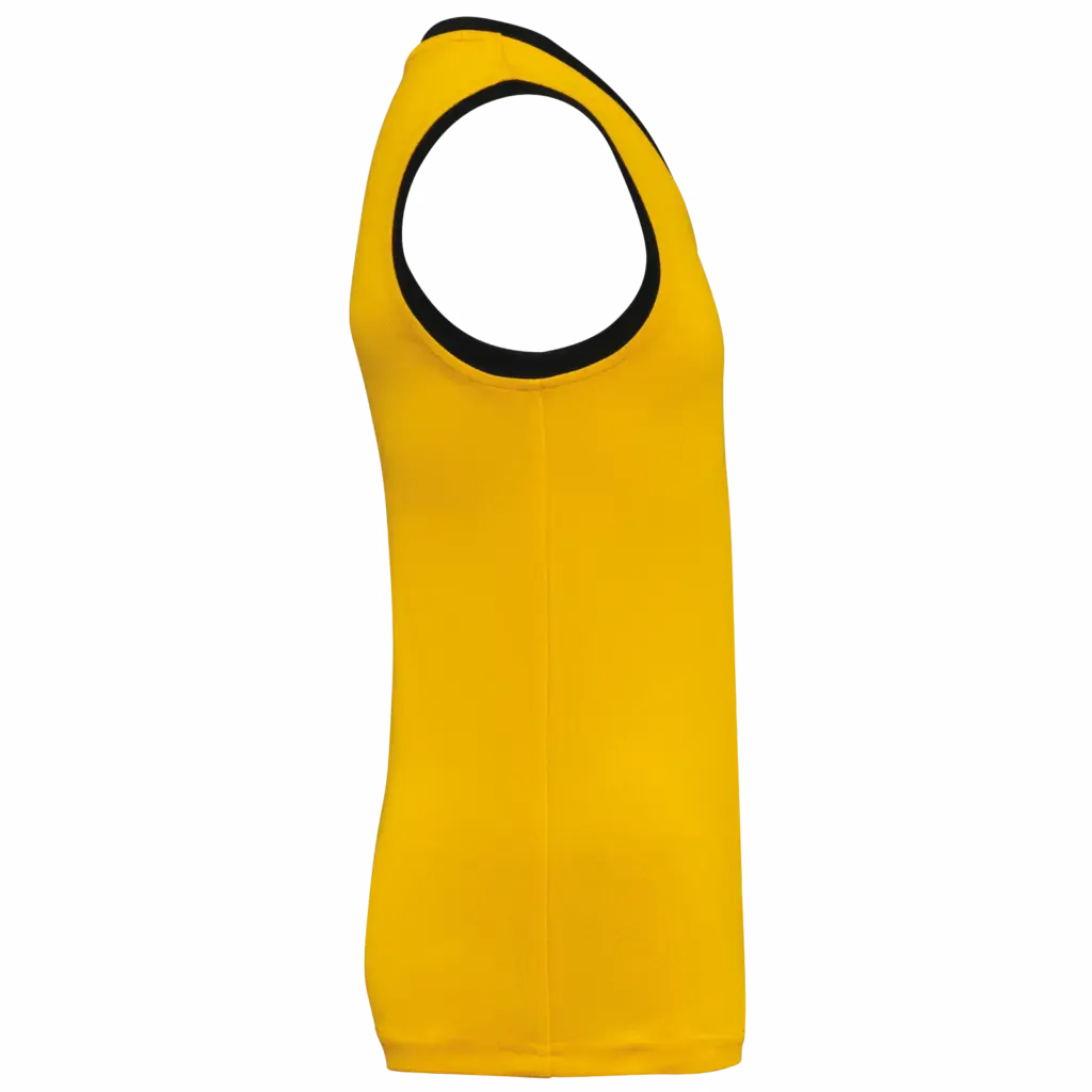 PS_PA4052-S_SPORTYYELLOW-BLACK - Hidalgo Basketbalshirt voor kinderen, sporty yellow / black — productfoto 9
