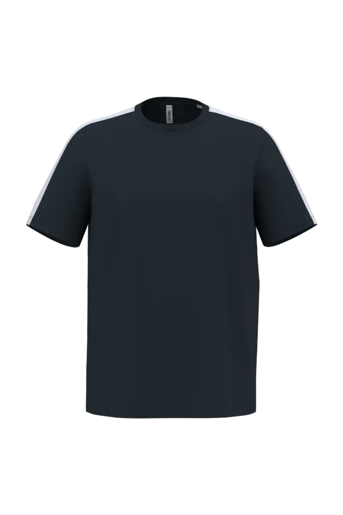PA4055 - Uniseks tweekleurig teamwear T-shirt, navy / white — productfoto 4