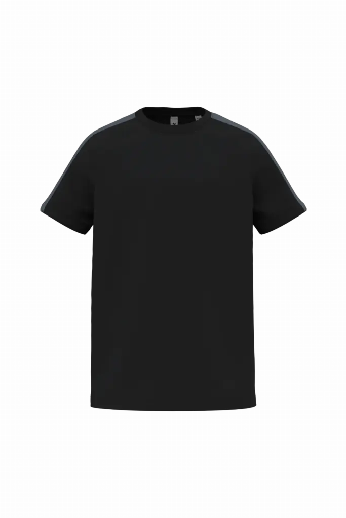 PA4056 - Tweekleurig teamwear T-shirt voor kinderen, black / sporty grey