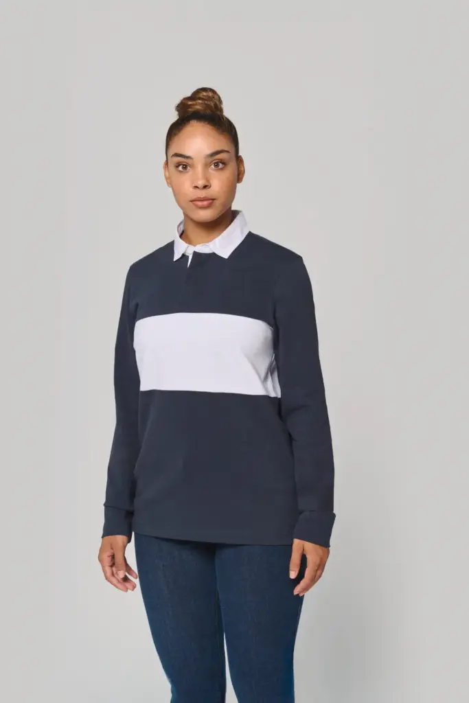 Rugbypolo met lange mouwen — productfoto 3