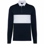 Rugbypolo Langarm PA429 bedrucken Jersey Baumwolle XS-5XL — Produktfoto 8