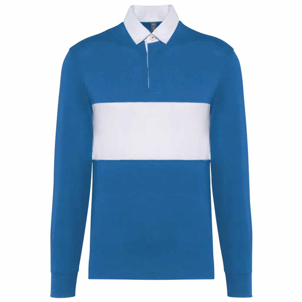 Rugbypolo Langarm PA429 bedrucken Jersey Baumwolle XS-5XL — Produktfoto 11