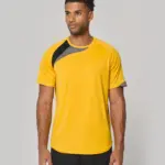 Unisex multisport sport-T-shirt met korte mouwen — productfoto 2