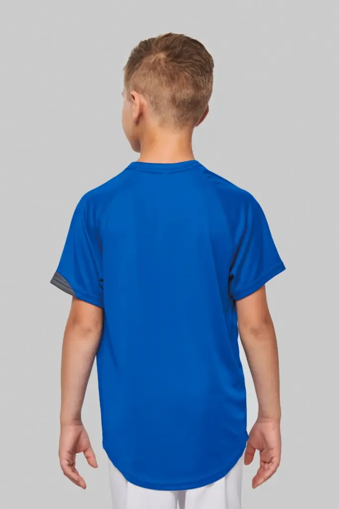 PA437-2_2022 - Hidalgo Multisport sport-T-shirt met korte mouwen voor kinderen — productfoto 2