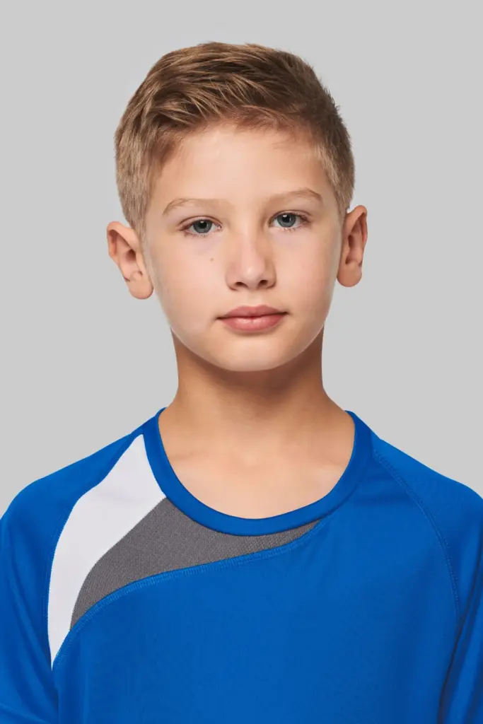 PA437-4_2022 - Hidalgo Multisport sport-T-shirt met korte mouwen voor kinderen — productfoto 4