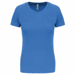 Functioneel damessportshirt, aqua blue — productfoto 6