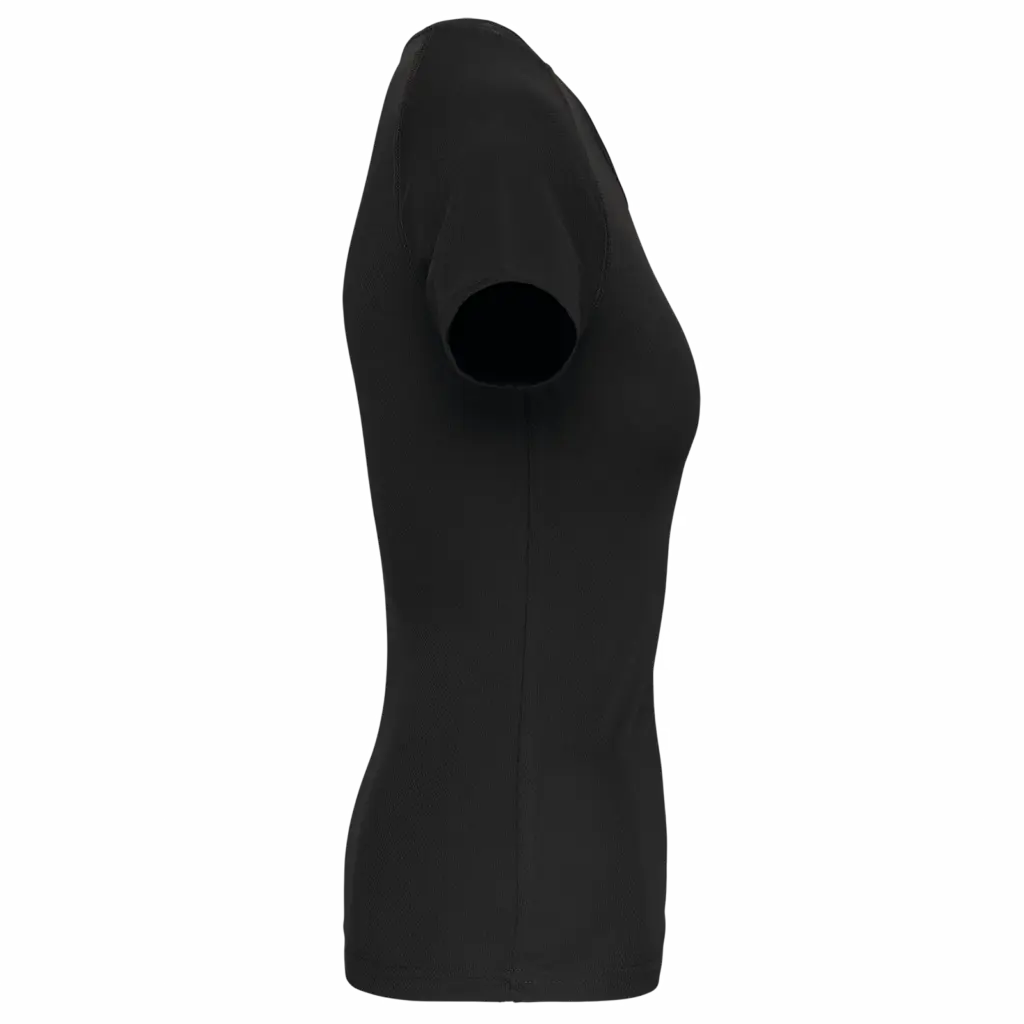 Functioneel damessportshirt, black — productfoto 6
