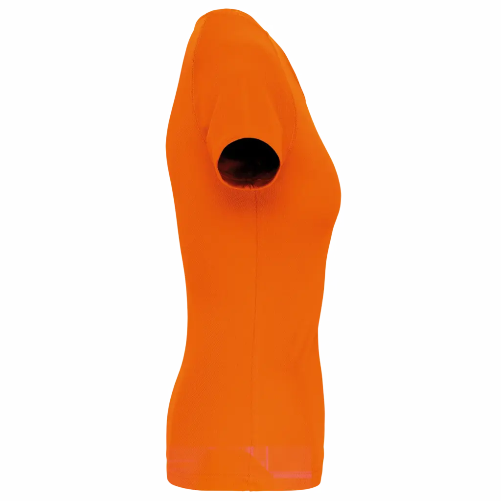 Functioneel damessportshirt, fluorescent orange — productfoto 12