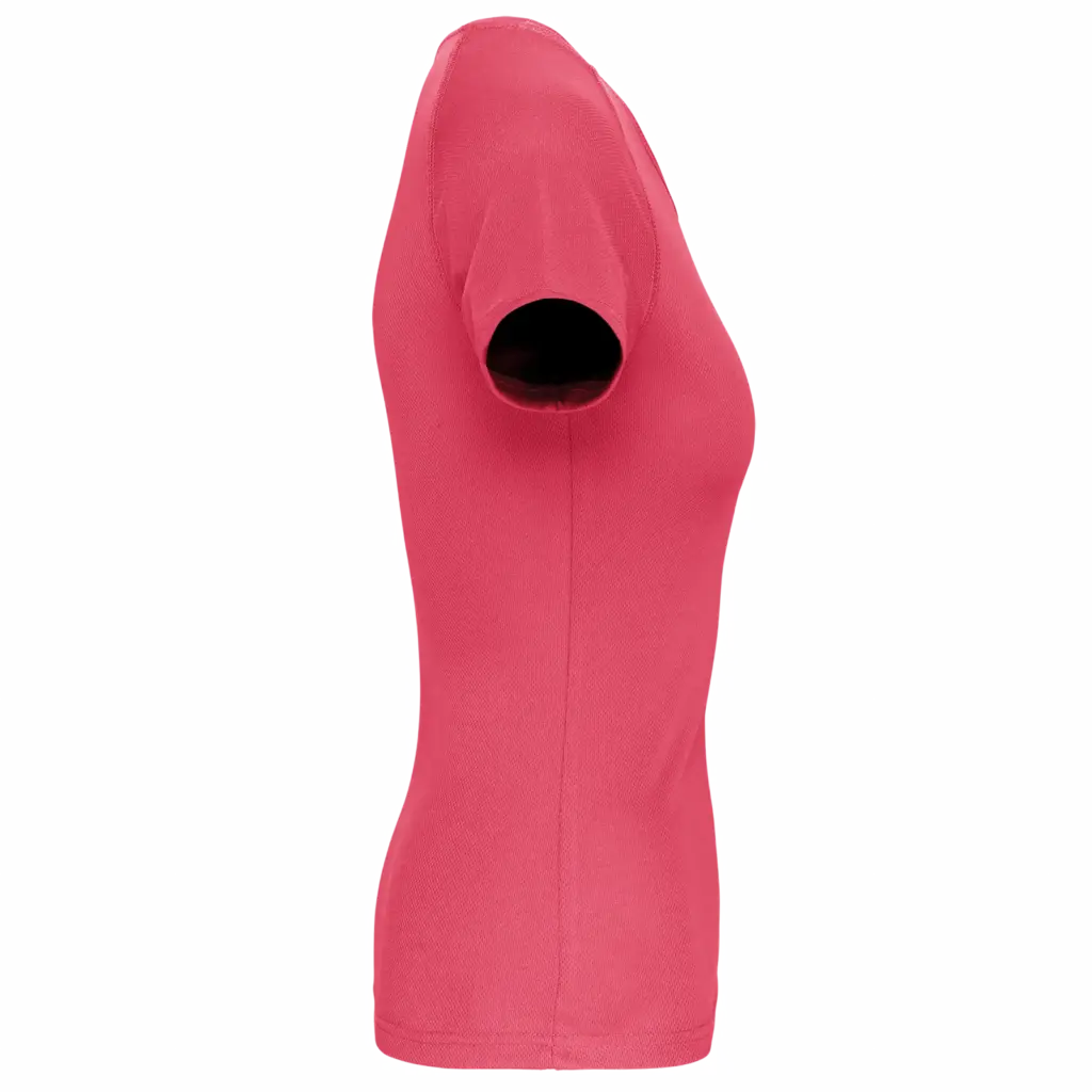 Functioneel damessportshirt, fluorescent pink — productfoto 11