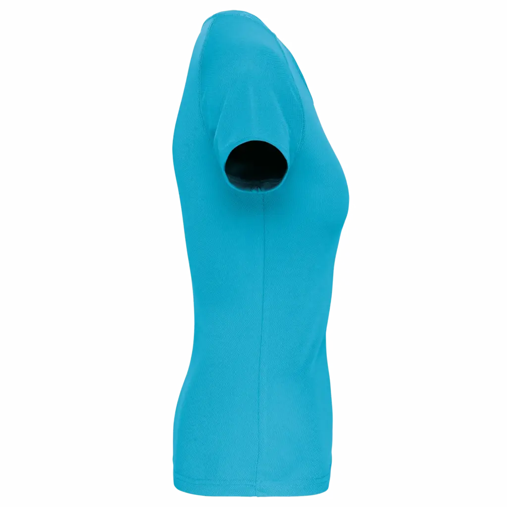 Functioneel damessportshirt, light turquoise — productfoto 17
