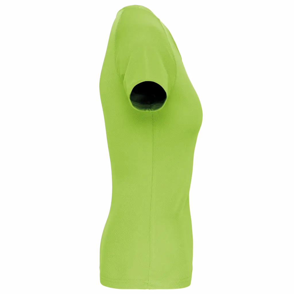 Functioneel damessportshirt, lime — productfoto 18