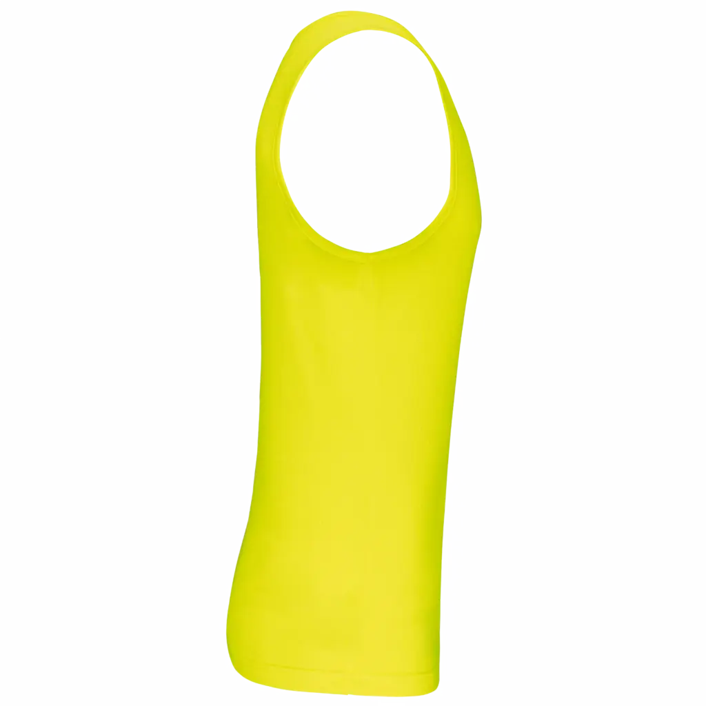 Herensporttop, fluorescent yellow — productfoto 8