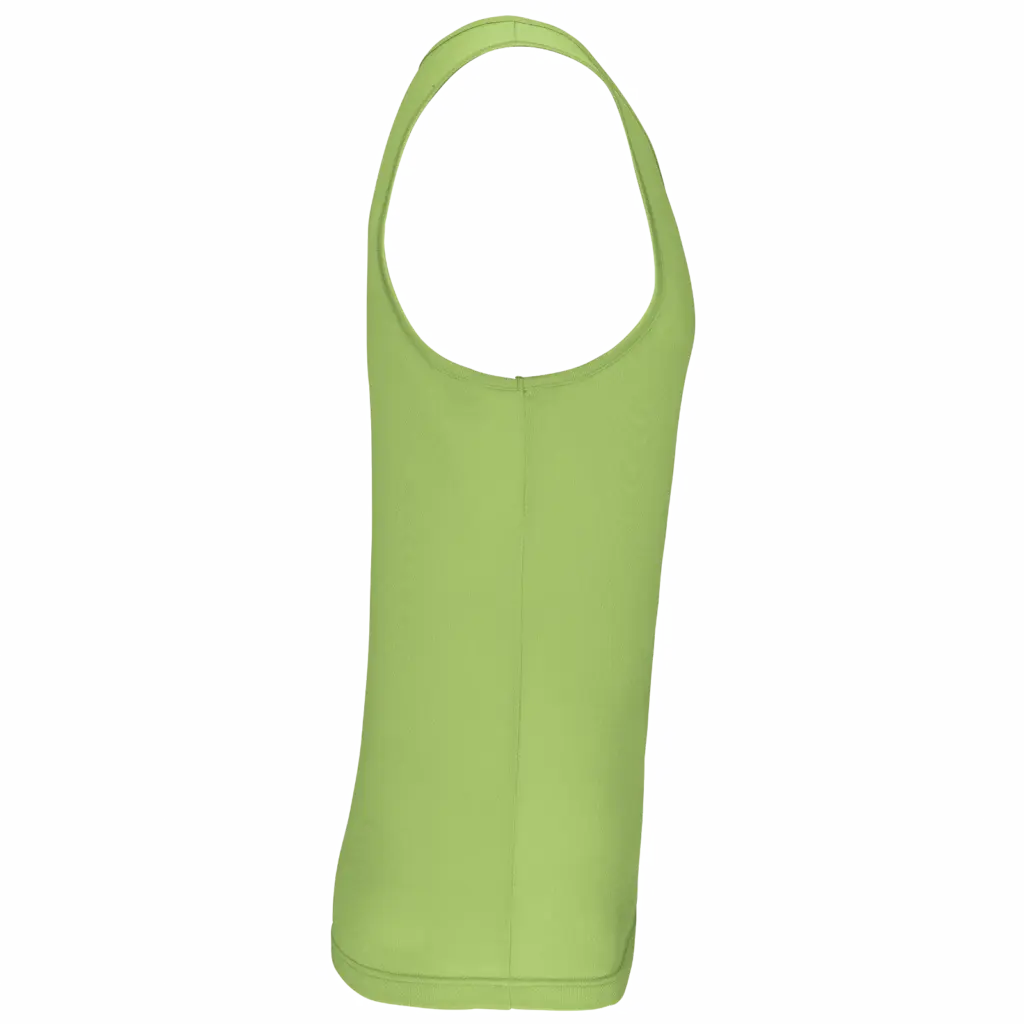 Herensporttop, lime — productfoto 9