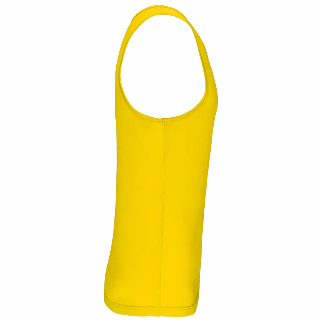 Herensporttop, true yellow — productfoto 14