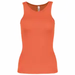 Damessporttop, fluorescent orange — productfoto 32