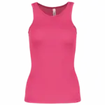 Damessporttop, fluorescent pink — productfoto 25