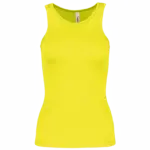 Damessporttop, fluorescent yellow — productfoto 39