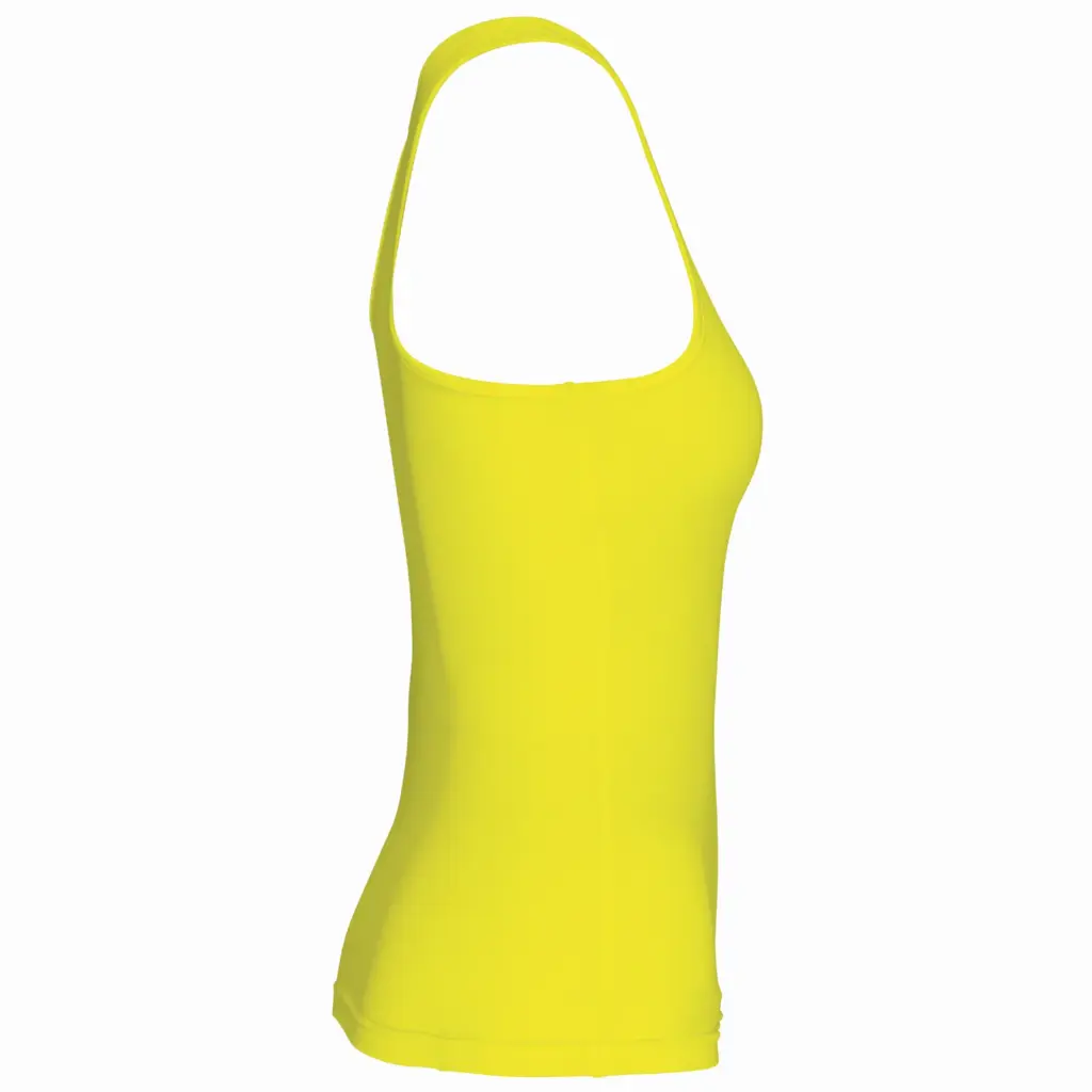 Damessporttop, fluorescent yellow — productfoto 43