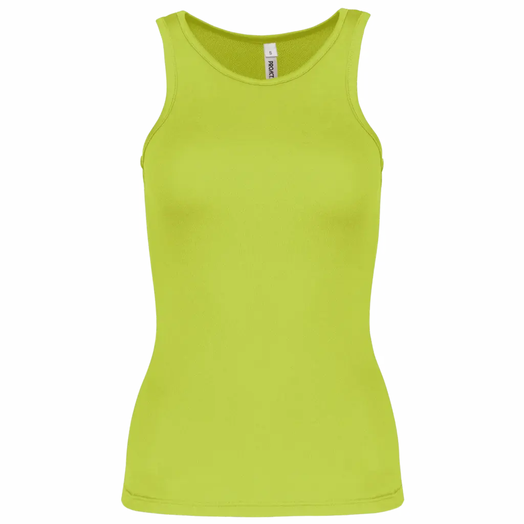 Damessporttop, lime — productfoto 53