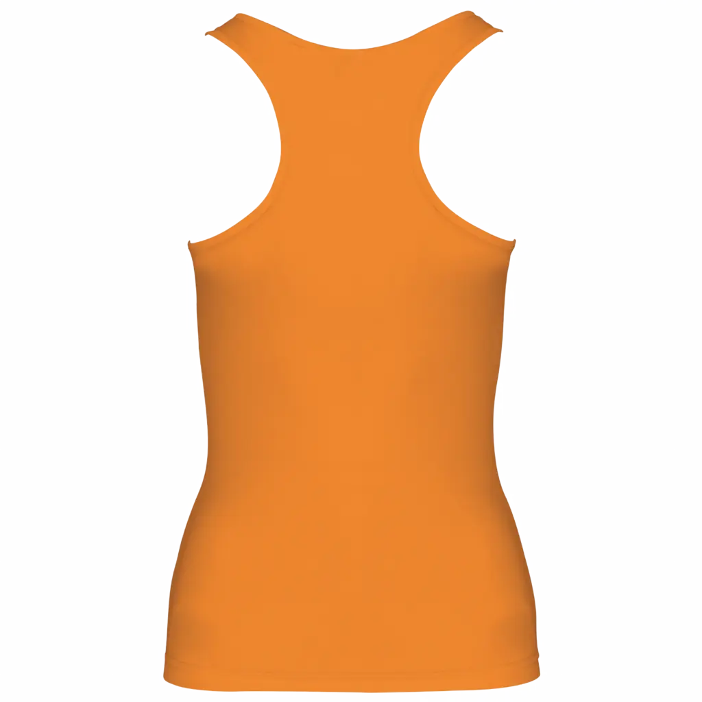 Damessporttop, orange — productfoto 59