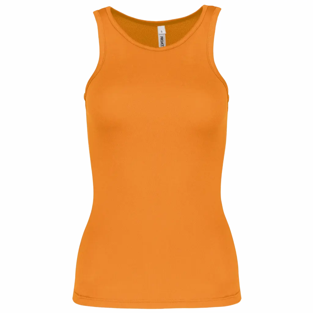 Damessporttop, orange — productfoto 60