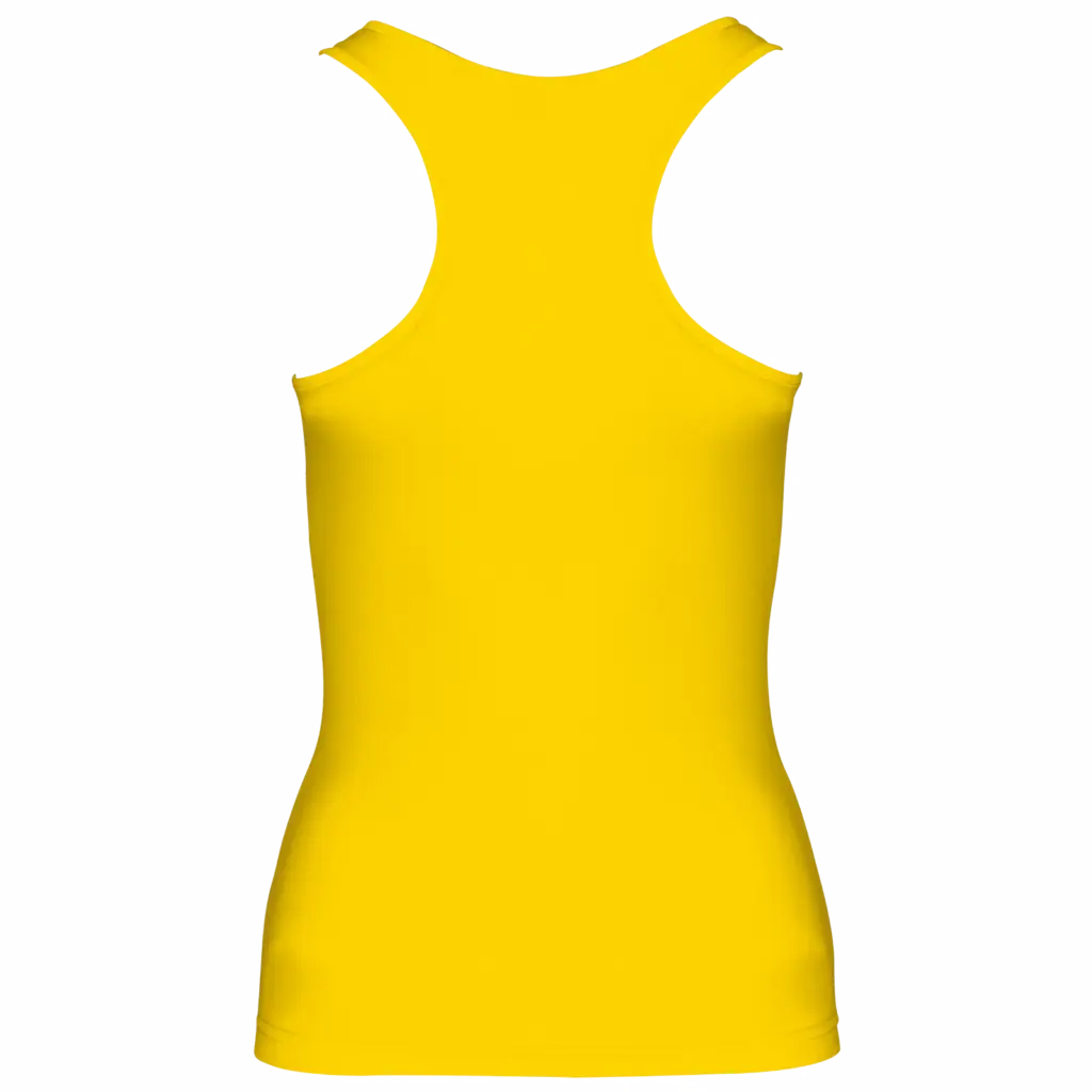 Damessporttop, true yellow — productfoto 87