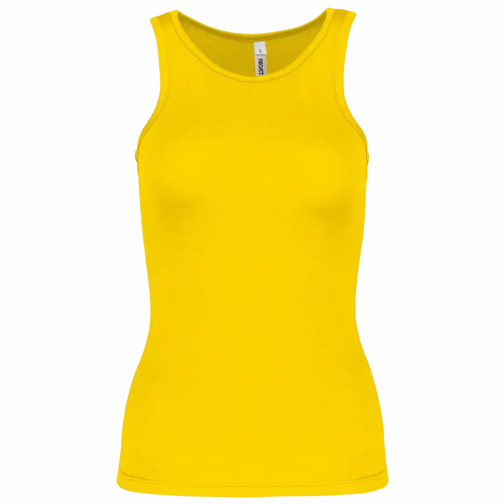 Damessporttop, true yellow — productfoto 88