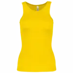 Damessporttop, true yellow — productfoto 88
